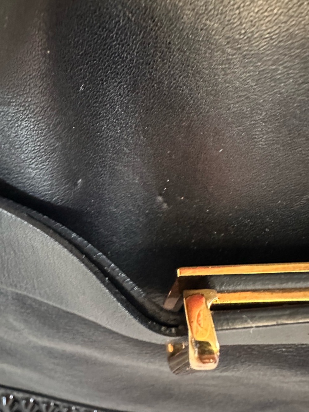 Christian Louboutin Black Tote with Gold Accents - Picture 8 of 16